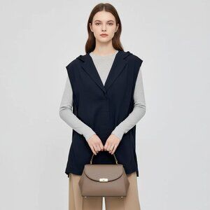 Maison Martin Margiela EUR 38 Shawl Collar Lagenlook Black Vest